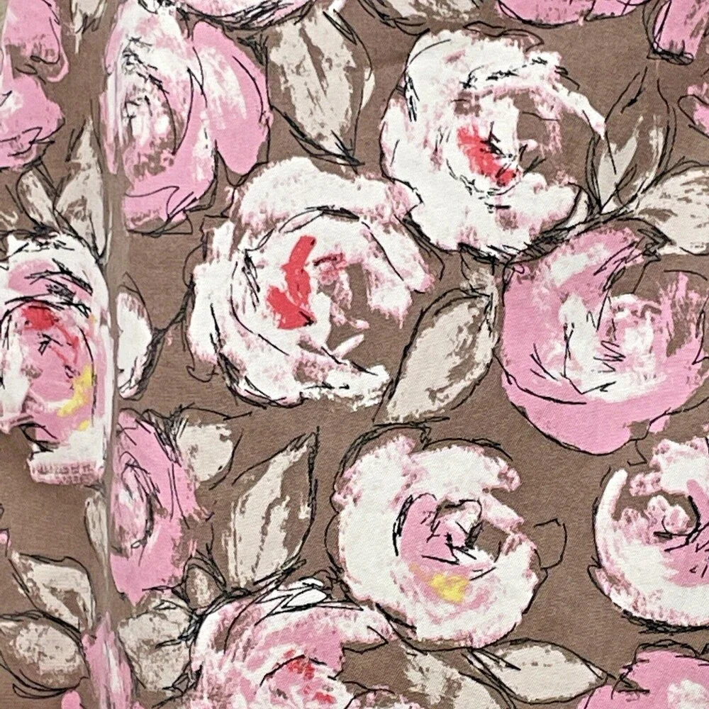 Vintage Jackpot Skirt Carli Gry Straight NWT New Brown Pink Size 4 -US 12/14 - Picture 2 of 12